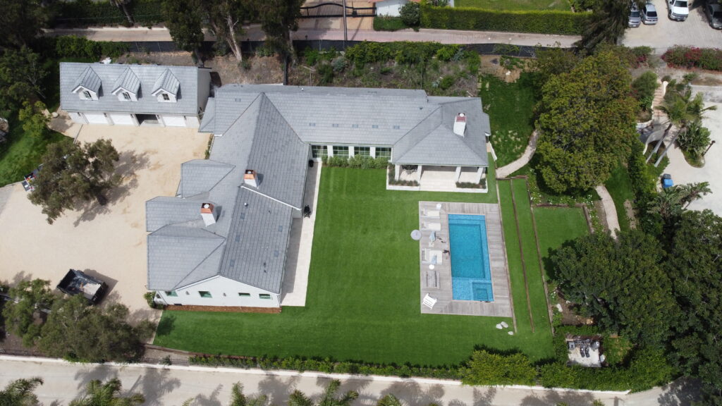 Paver patio and putting green project in Westlake Village by Evergreen Landscaping