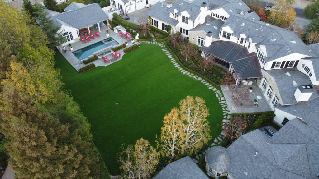 Paver patio and putting green project in Westlake Village by Evergreen Landscaping