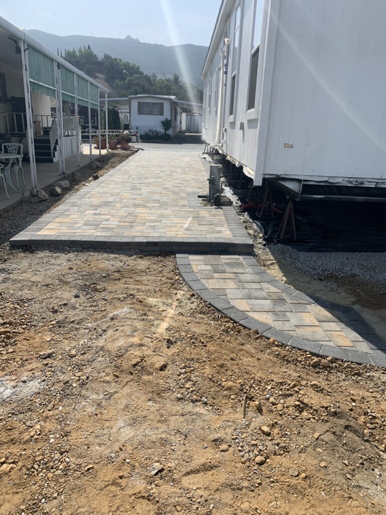Retaining walls and artificial grass project in Los Angeles County by Evergreen Landscaping