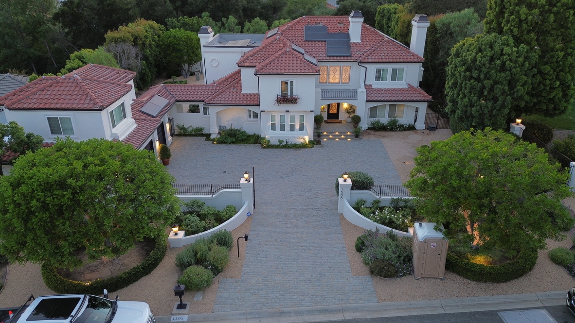 Retaining walls and pavers project in Moorpark by Evergreen Landscaping