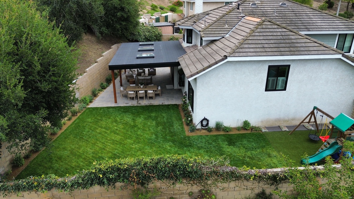 Complete landscape and paver project project in Ventura County by Evergreen Landscaping