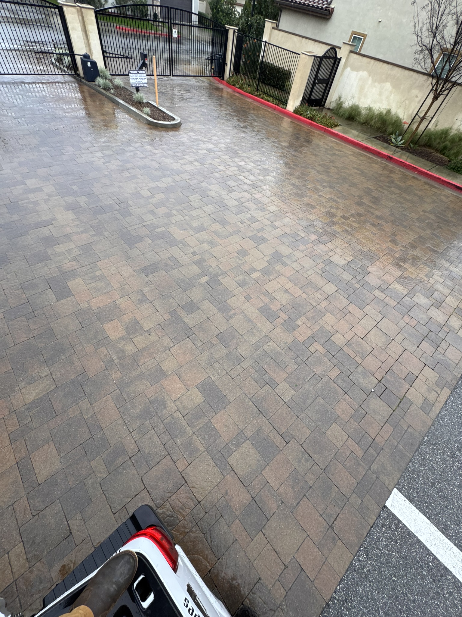 Paver patio and hardscape project in Agoura Hills by Evergreen Landscaping