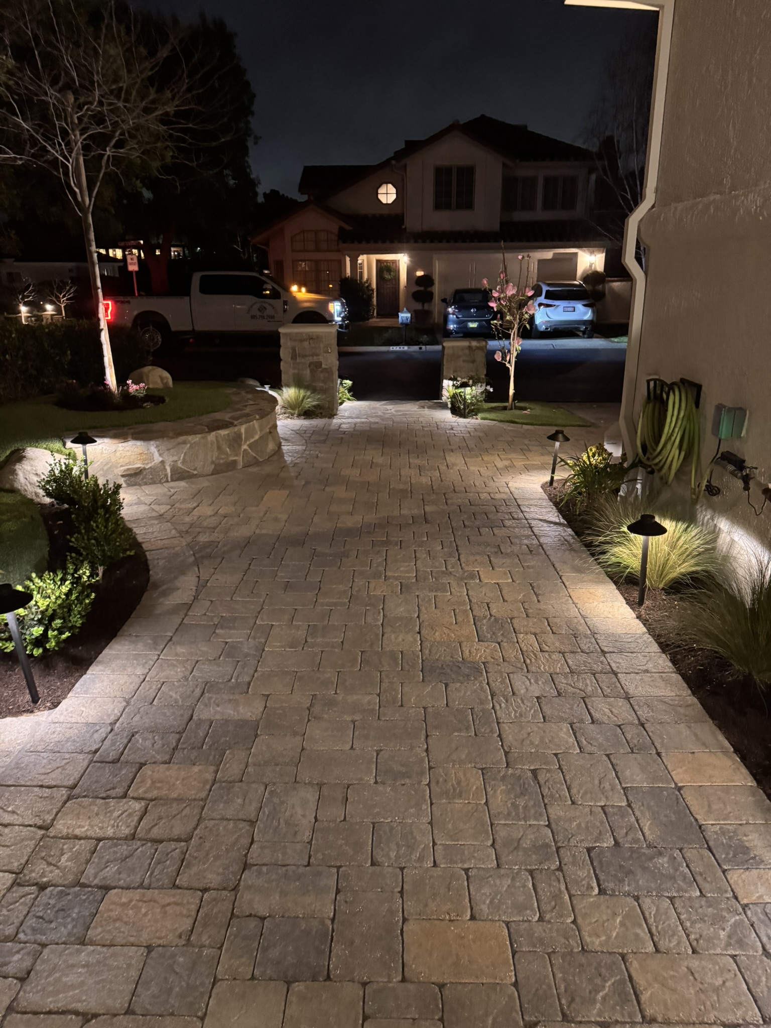 Paver patio and hardscape project in Moorpark by Evergreen Landscaping