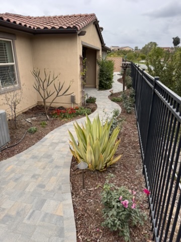 Paver walkway