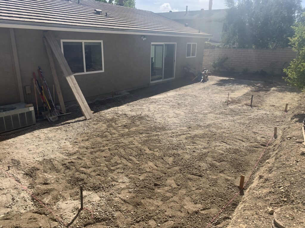 before thousand oaks landscaping job before and after